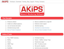 Tablet Screenshot of akips.com